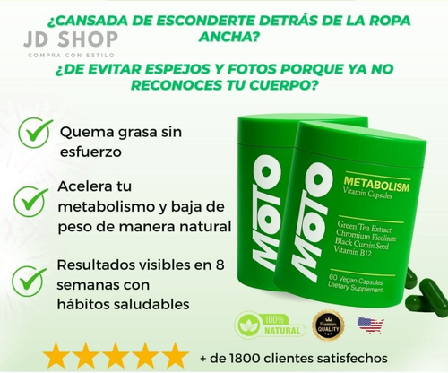 💚MOTO🍃Un Empujón Natural Para Tu Metabolismo